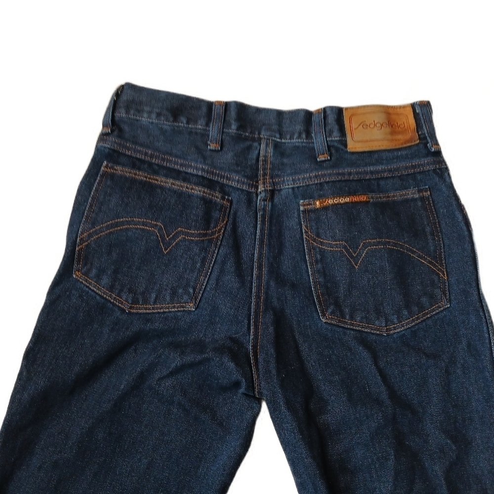 Men's Classic Straight Leg Denim Jeans - Picture 4 of 5